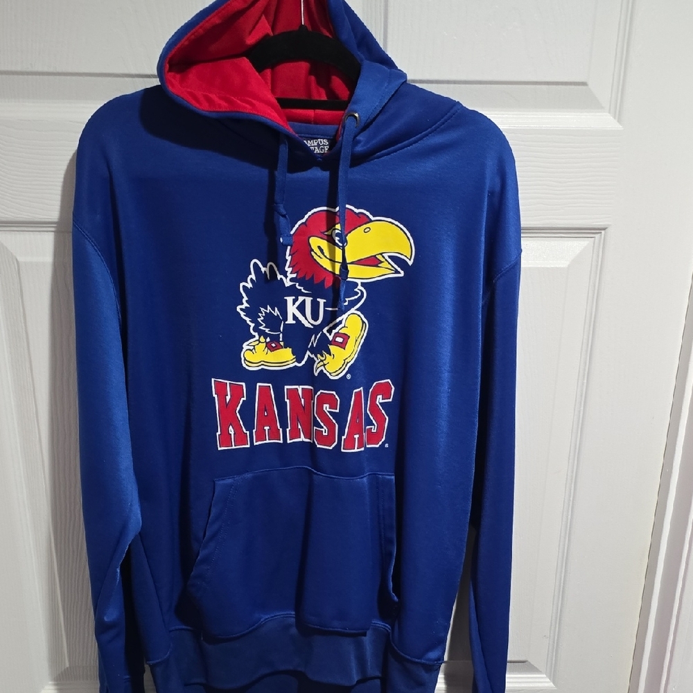 Campus Heritage Blue Kansas Jayhawks Sweater